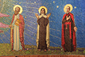 Particolare del grande mosaico